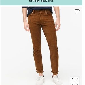 Brand new jcrew mens slim flex cord pant.